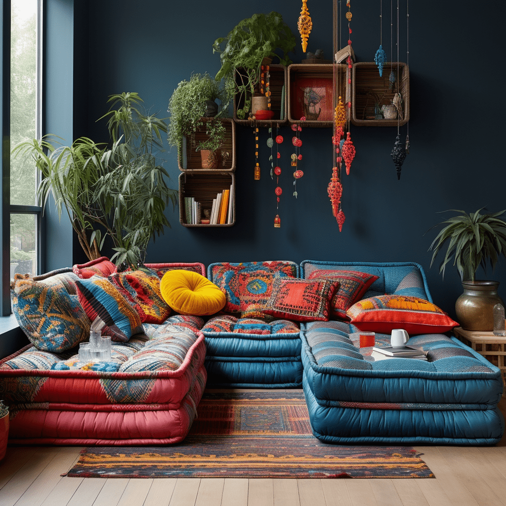 Восточный стиль в вашем доме: обзор диванов в стиле бохо